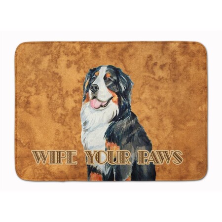 Carolines Treasures Bernese Mountain Dog Wipe your Paws Machine Washable Memory Foam Mat LH9452RUG